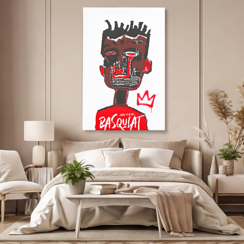 Tablou Canvas Premium LuxCanva® C1165, Abstract Paint By Baquiat , Culori, Different, Human, Bar, Relaxare, Culori Vibrante