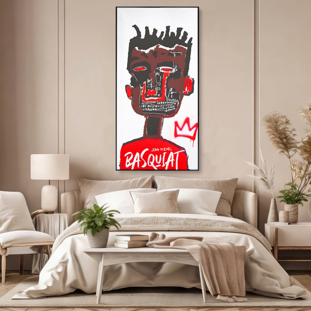 Tablou Canvas Premium LuxCanva® C1165, Abstract Paint By Baquiat , Culori, Different, Human, Bar, Relaxare, Culori Vibrante