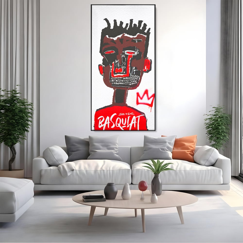 Tablou Canvas Premium LuxCanva® C1165, Abstract Paint By Baquiat , Culori, Different, Human, Bar, Relaxare, Culori Vibrante