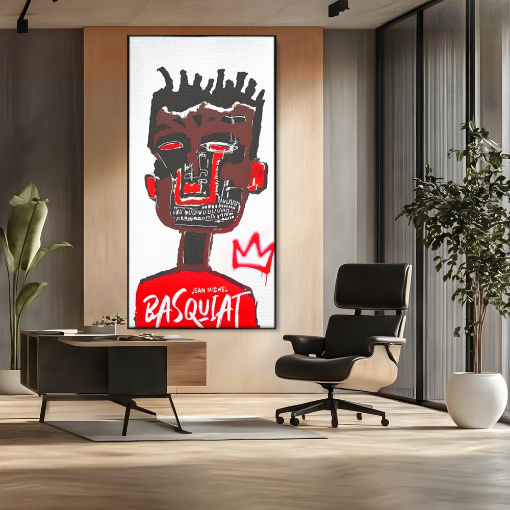 Tablou Canvas Premium LuxCanva® C1165, Abstract Paint By Baquiat , Culori, Different, Human, Bar, Relaxare, Culori Vibrante