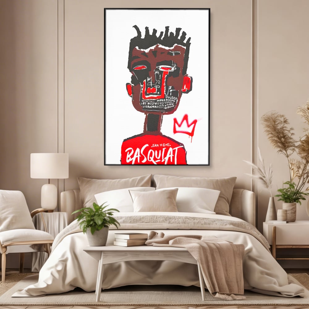 Tablou Canvas Premium LuxCanva® C1165, Abstract Paint By Baquiat , Culori, Different, Human, Bar, Relaxare, Culori Vibrante