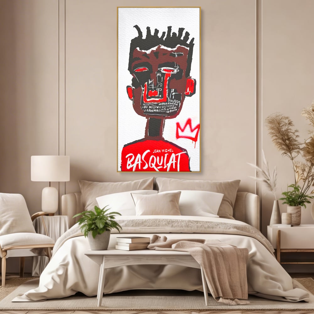 Tablou Canvas Premium LuxCanva® C1165, Abstract Paint By Baquiat , Culori, Different, Human, Bar, Relaxare, Culori Vibrante