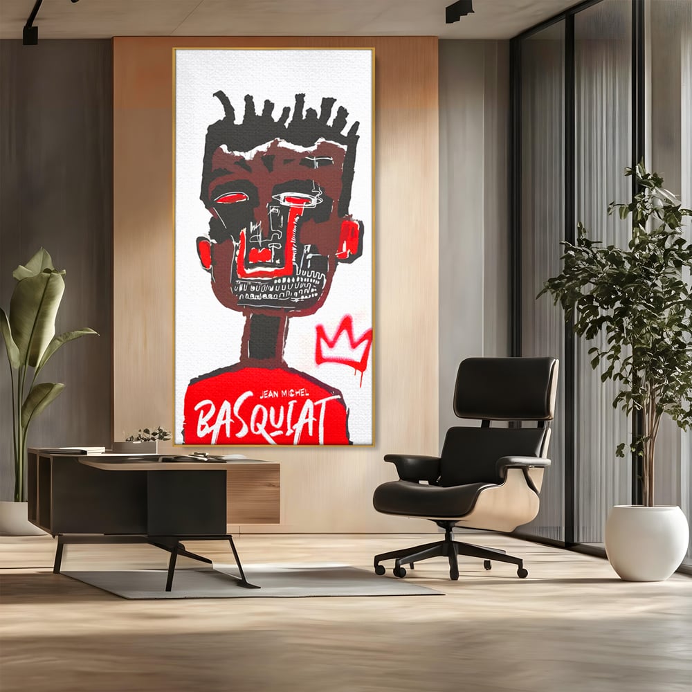 Tablou Canvas Premium LuxCanva® C1165, Abstract Paint By Baquiat , Culori, Different, Human, Bar, Relaxare, Culori Vibrante