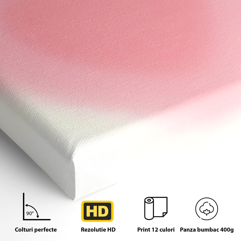 Tablou Canvas Premium LuxCanva® C1166, Express Your Feelings , Culori, Love, Heart, Motivational, Bedroom, Kids Room, Relaxare, Culori Vibrante