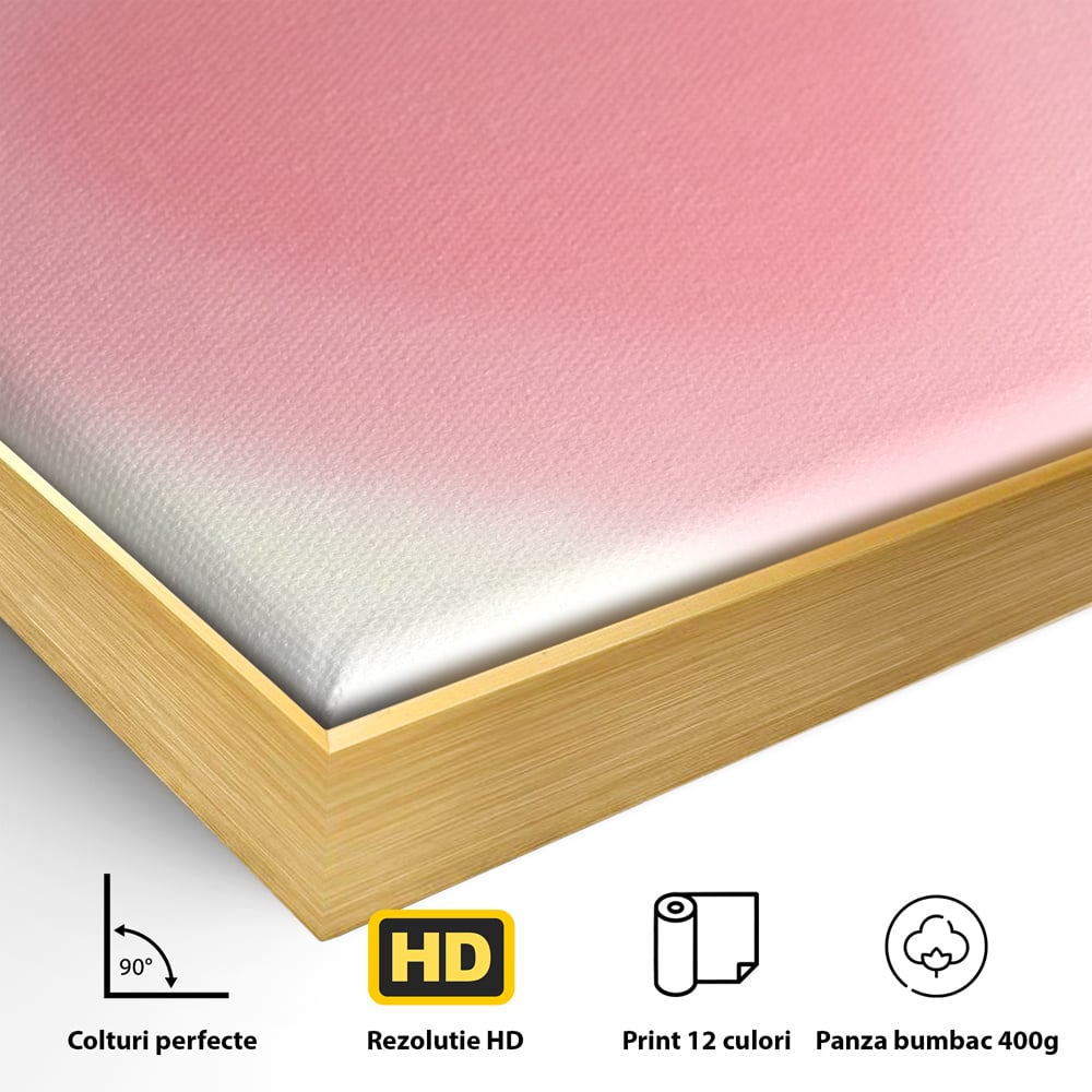 Tablou Canvas Premium LuxCanva® C1166, Express Your Feelings , Culori, Love, Heart, Motivational, Bedroom, Kids Room, Relaxare, Culori Vibrante