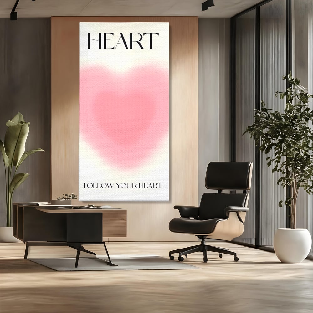 Tablou Canvas Premium LuxCanva® C1166, Express Your Feelings , Culori, Love, Heart, Motivational, Bedroom, Kids Room, Relaxare, Culori Vibrante