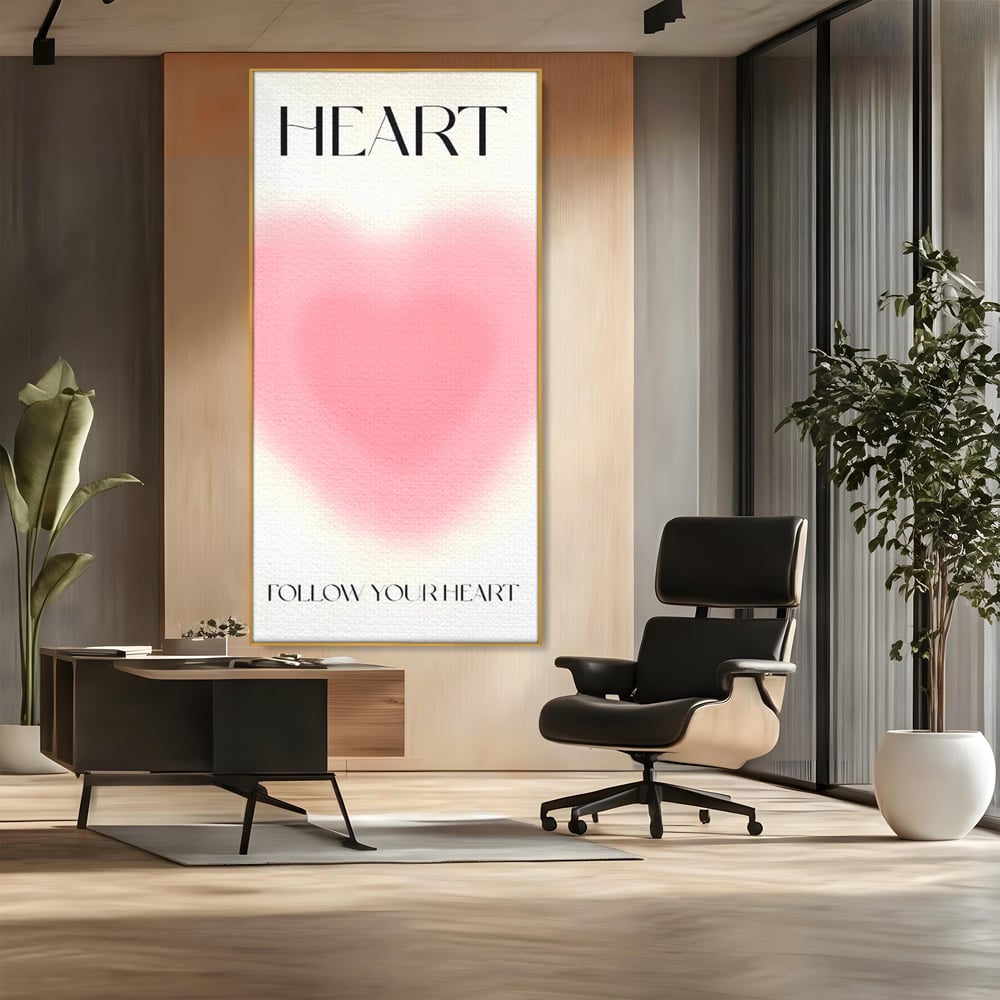 Tablou Canvas Premium LuxCanva® C1166, Express Your Feelings , Culori, Love, Heart, Motivational, Bedroom, Kids Room, Relaxare, Culori Vibrante