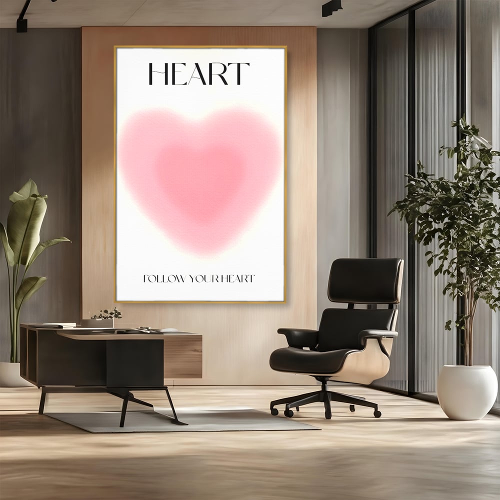 Tablou Canvas Premium LuxCanva® C1166, Express Your Feelings , Culori, Love, Heart, Motivational, Bedroom, Kids Room, Relaxare, Culori Vibrante