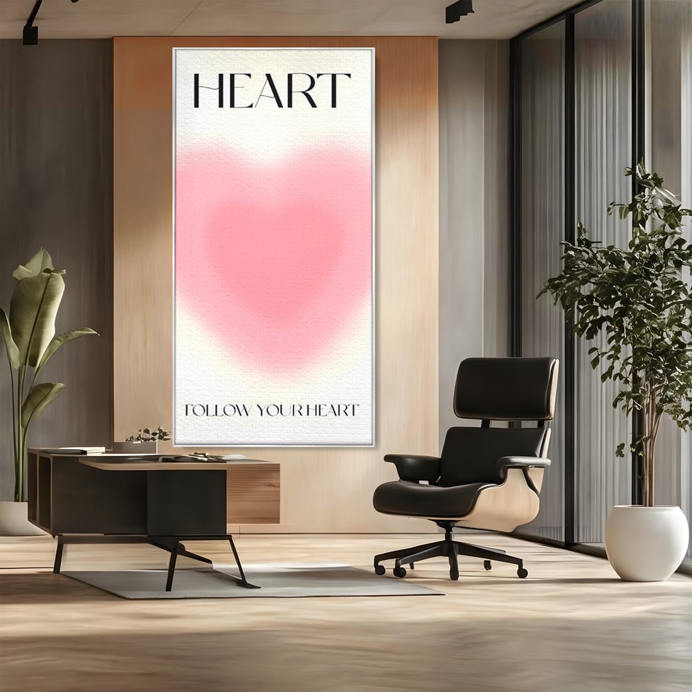 Tablou Canvas Premium LuxCanva® C1166, Express Your Feelings , Culori, Love, Heart, Motivational, Bedroom, Kids Room, Relaxare, Culori Vibrante
