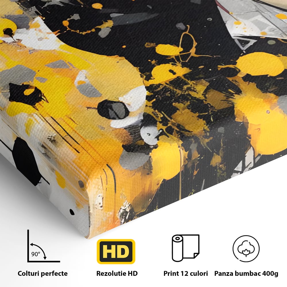 Tablou Canvas Premium LuxCanva® C1167, Queen Of Fashion , Culori, Lady, Style, Dress, Bar, Relaxare, Culori Vibrante