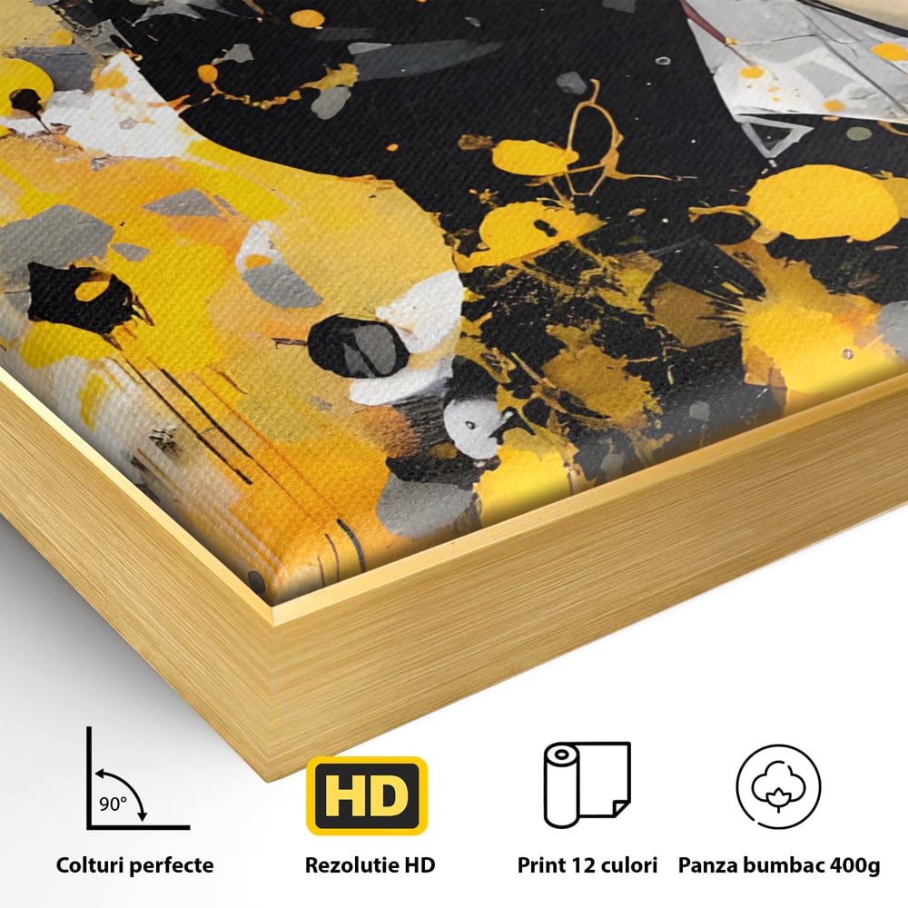 Tablou Canvas Premium LuxCanva® C1167, Queen Of Fashion , Culori, Lady, Style, Dress, Bar, Relaxare, Culori Vibrante
