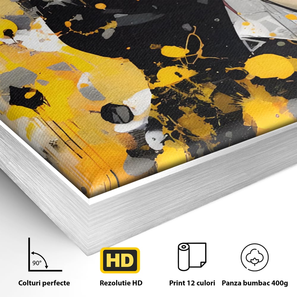 Tablou Canvas Premium LuxCanva® C1167, Queen Of Fashion , Culori, Lady, Style, Dress, Bar, Relaxare, Culori Vibrante