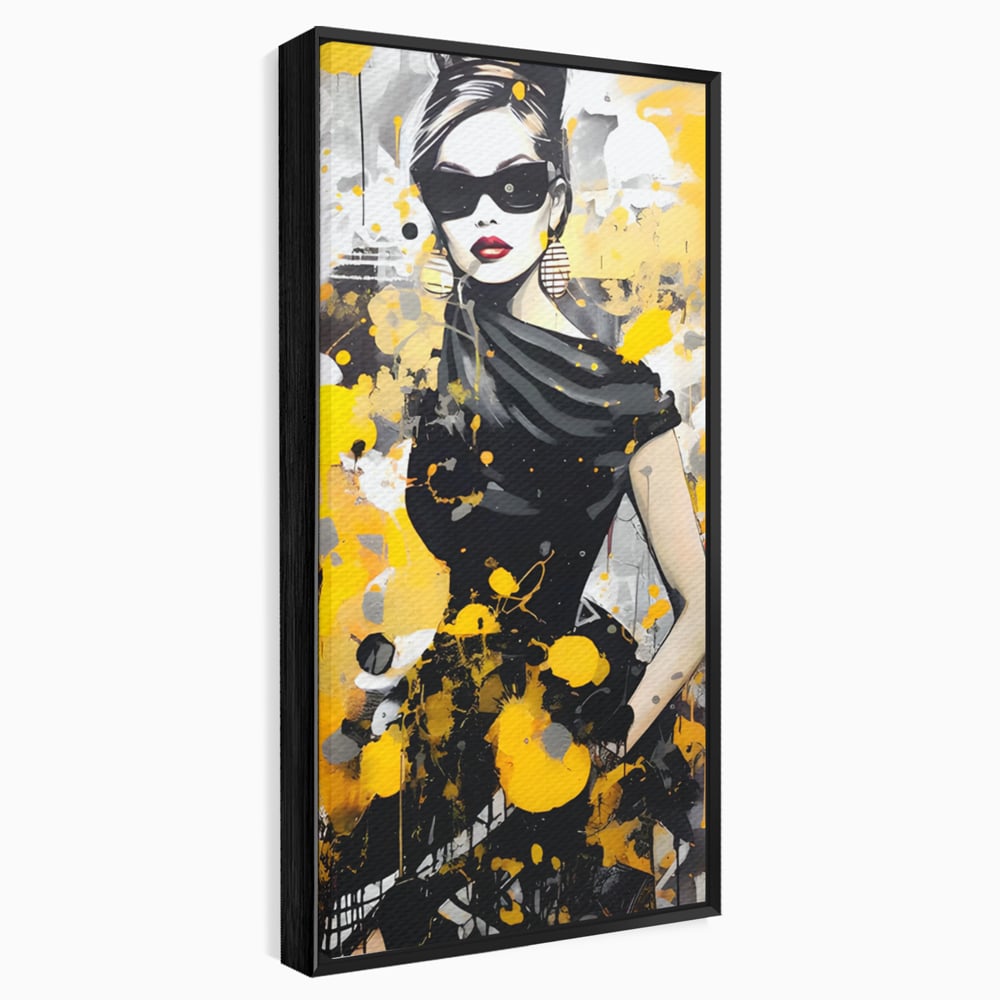 Tablou Canvas Premium LuxCanva® C1167, Queen Of Fashion , Culori, Lady, Style, Dress, Bar, Relaxare, Culori Vibrante