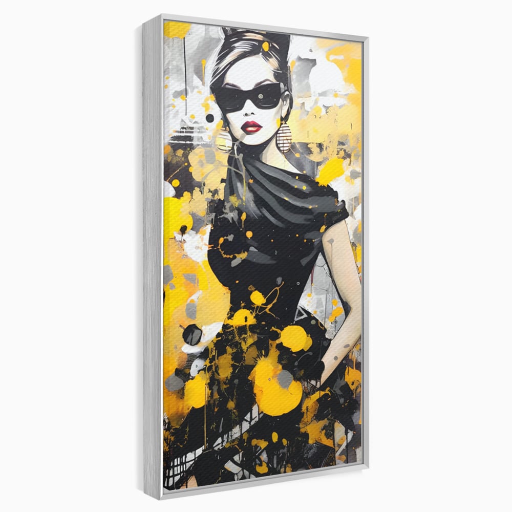 Tablou Canvas Premium LuxCanva® C1167, Queen Of Fashion , Culori, Lady, Style, Dress, Bar, Relaxare, Culori Vibrante