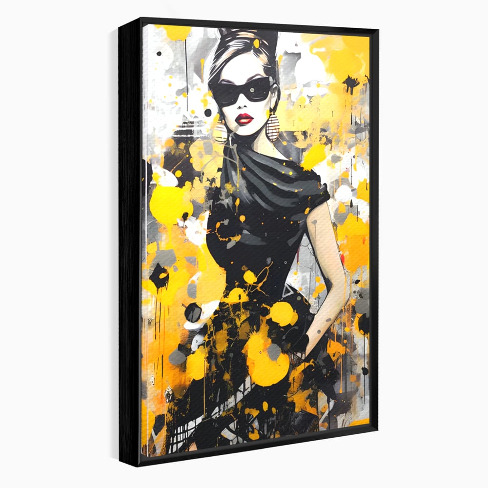 Tablou Canvas Premium LuxCanva® C1167, Queen Of Fashion , Culori, Lady, Style, Dress, Bar, Relaxare, Culori Vibrante