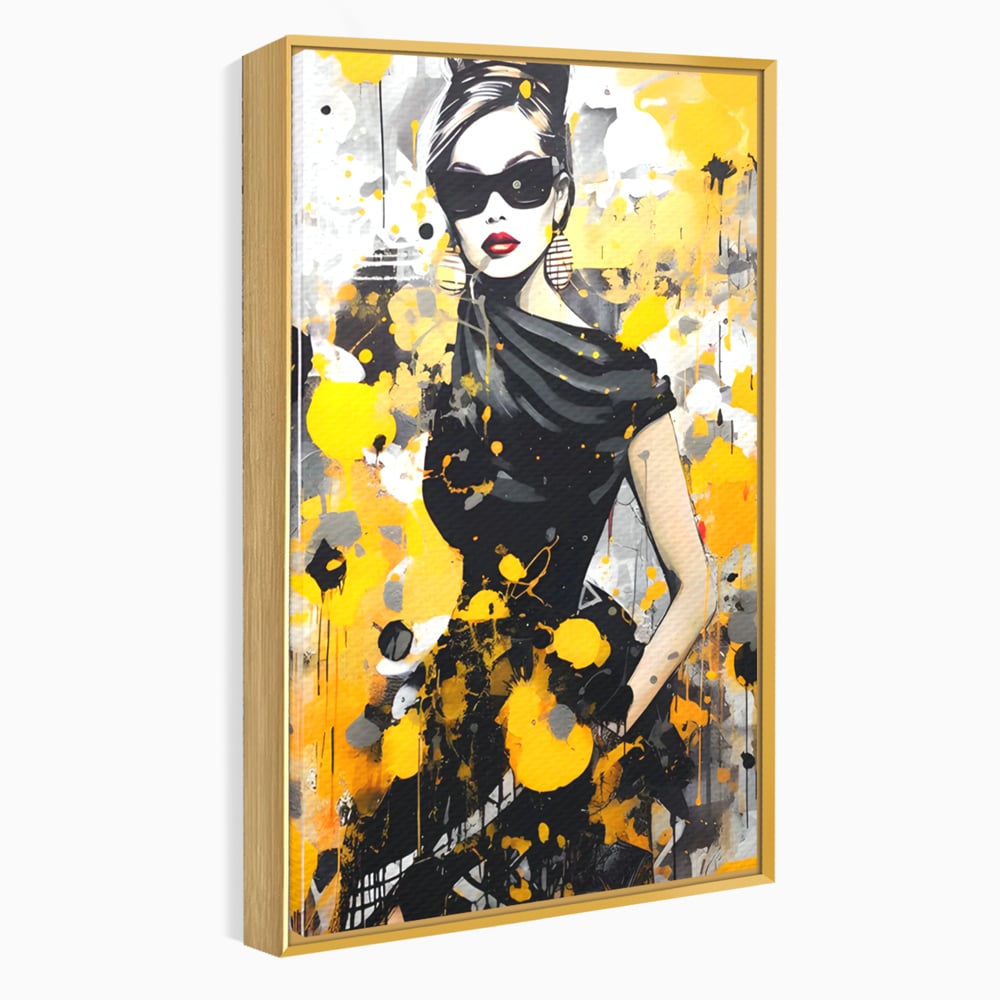 Tablou Canvas Premium LuxCanva® C1167, Queen Of Fashion , Culori, Lady, Style, Dress, Bar, Relaxare, Culori Vibrante