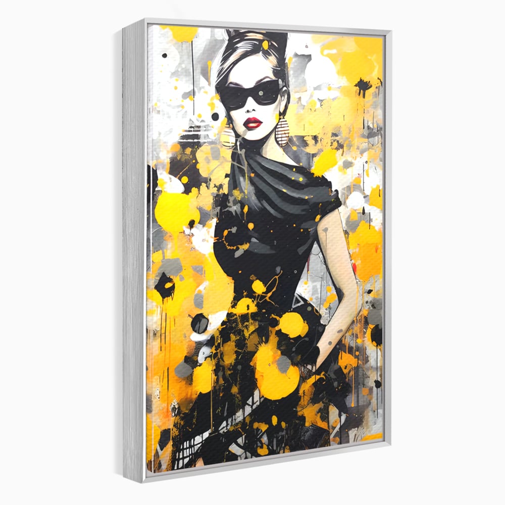 Tablou Canvas Premium LuxCanva® C1167, Queen Of Fashion , Culori, Lady, Style, Dress, Bar, Relaxare, Culori Vibrante