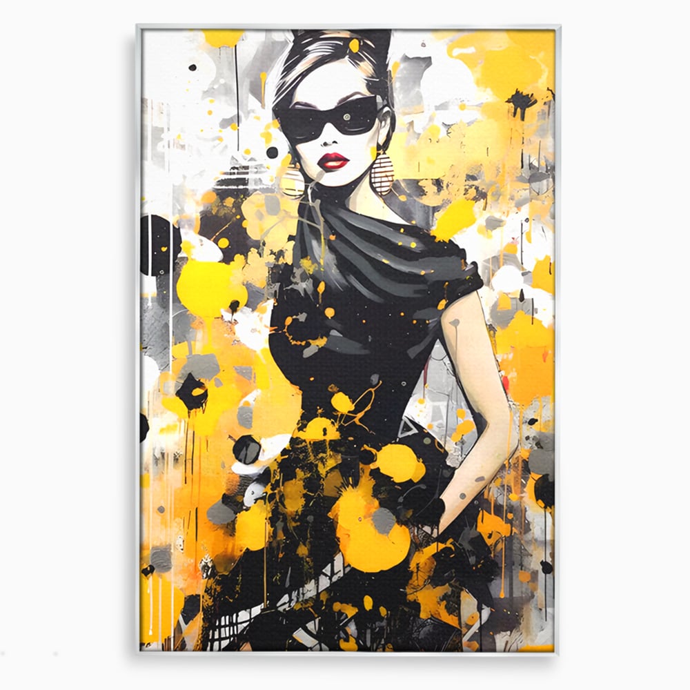 Tablou Canvas Premium LuxCanva® C1167, Queen Of Fashion , Culori, Lady, Style, Dress, Bar, Relaxare, Culori Vibrante