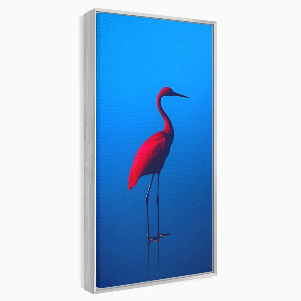 Tablou Canvas Premium LuxCanva® C1171, Red Flamingo , Culori, Nature, Animals, Freedom, Living Room, Bar, Relaxare, Culori Vibrante