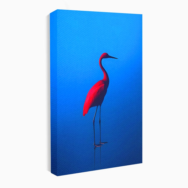 Tablou Canvas Premium LuxCanva® C1171, Red Flamingo , Culori, Nature, Animals, Freedom, Living Room, Bar, Relaxare, Culori Vibrante