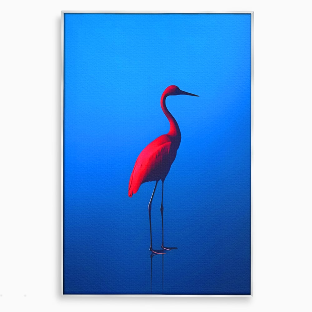 Tablou Canvas Premium LuxCanva® C1171, Red Flamingo , Culori, Nature, Animals, Freedom, Living Room, Bar, Relaxare, Culori Vibrante