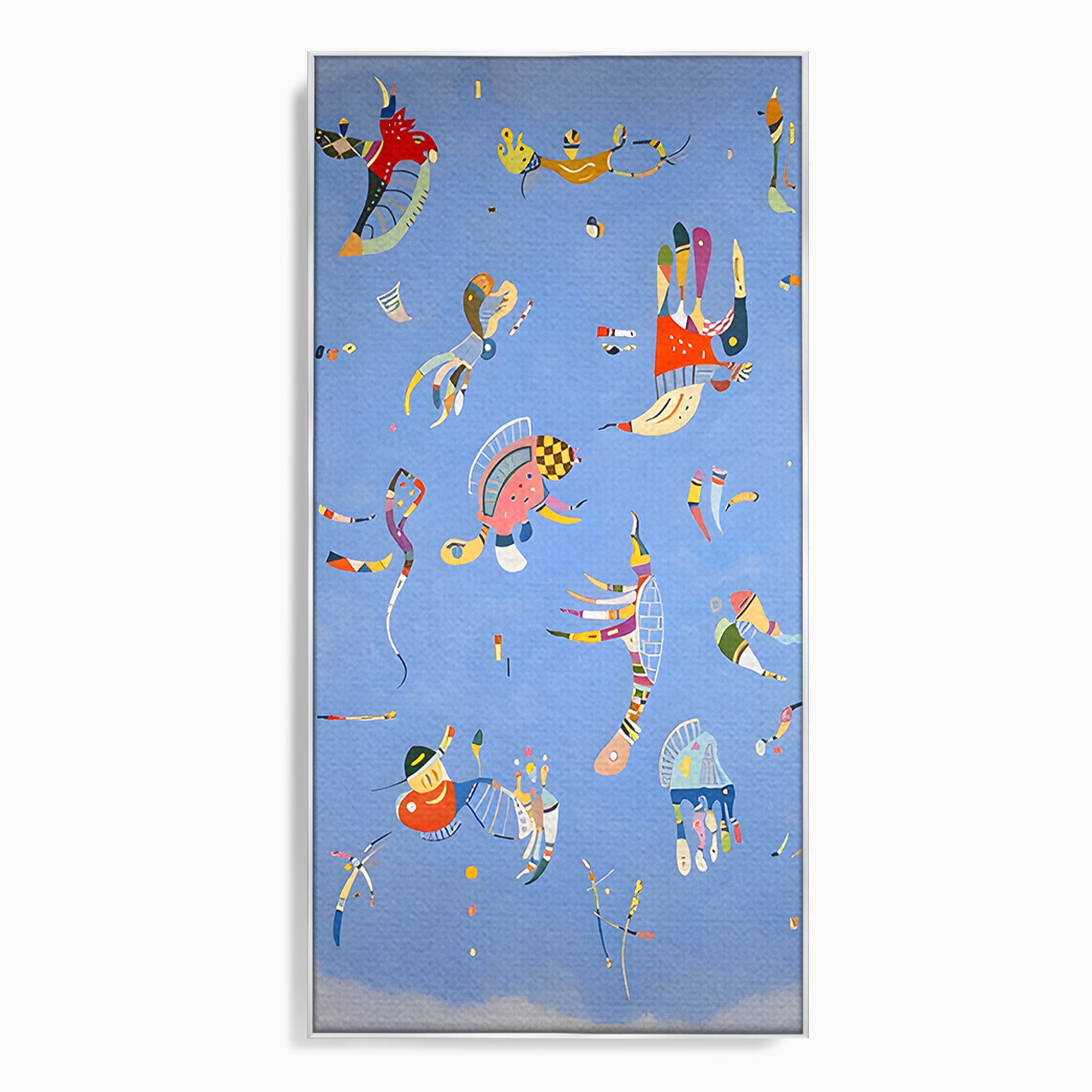 Tablou Canvas Premium LuxCanva® C1179, Dansul Formelor Abstracte, Abstract, Forme, Arta Moderna, Creativitate, Living, Culori Vibrante