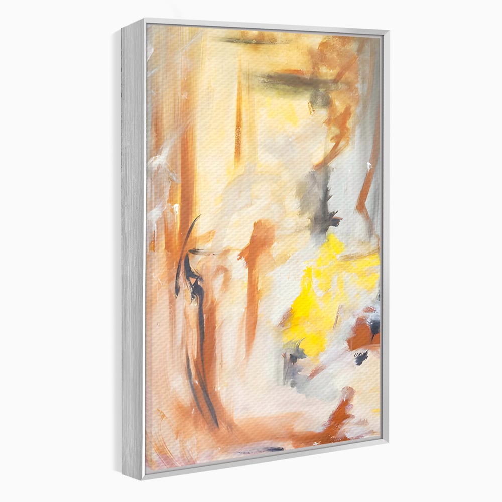 Tablou Canvas Premium LuxCanva® C1180, Brown And Gold Painting , Culori, Abstract, Relaxare, Living Room, Culori Vibrante