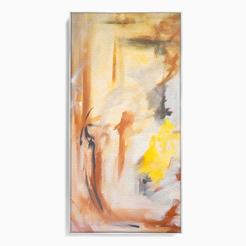 Tablou Canvas Premium LuxCanva® C1180, Brown And Gold Painting , Culori, Abstract, Relaxare, Living Room, Culori Vibrante