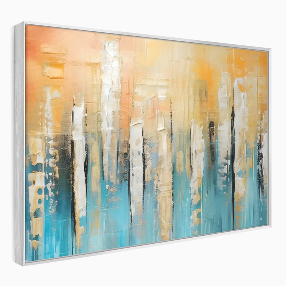 Tablou Canvas Premium LuxCanva® C1182, Pictura Colorata Abstracta , Culori, Abstract, Relaxare, Living Room, Culori Vibrante