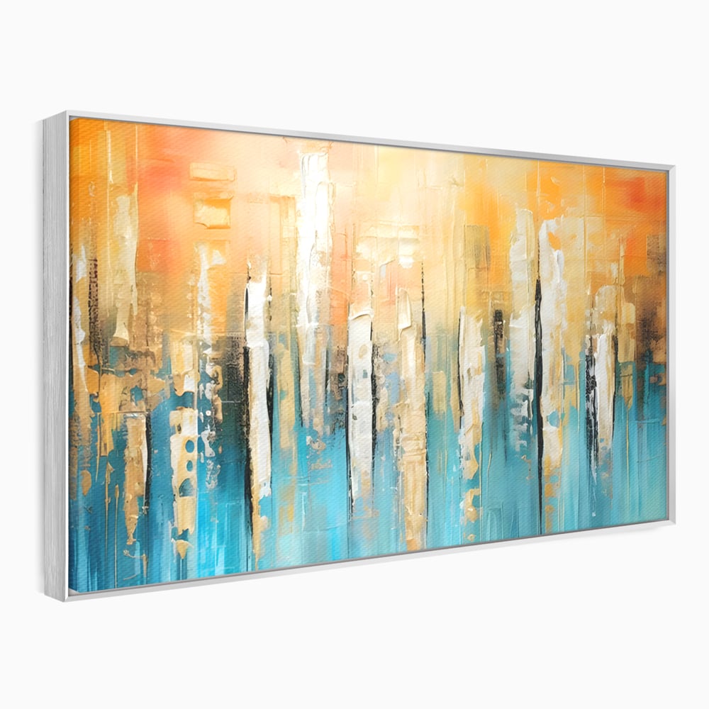 Tablou Canvas Premium LuxCanva® C1182, Pictura Colorata Abstracta , Culori, Abstract, Relaxare, Living Room, Culori Vibrante