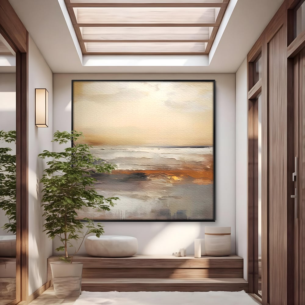 Leinwandbilder Premium LuxCanva® C1183, Meereswellen, Natur, Frühling, Dekorativ, Wohnzimmer, Wohnbereich, Lebendige Farben