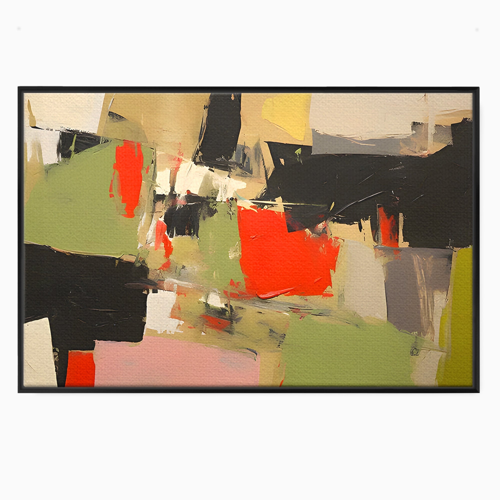 Tablou Canvas Premium LuxCanva® C1188, Abstract Contemporan, Abstract, Modern, Arta, Living, Birou, Culori Vibrante