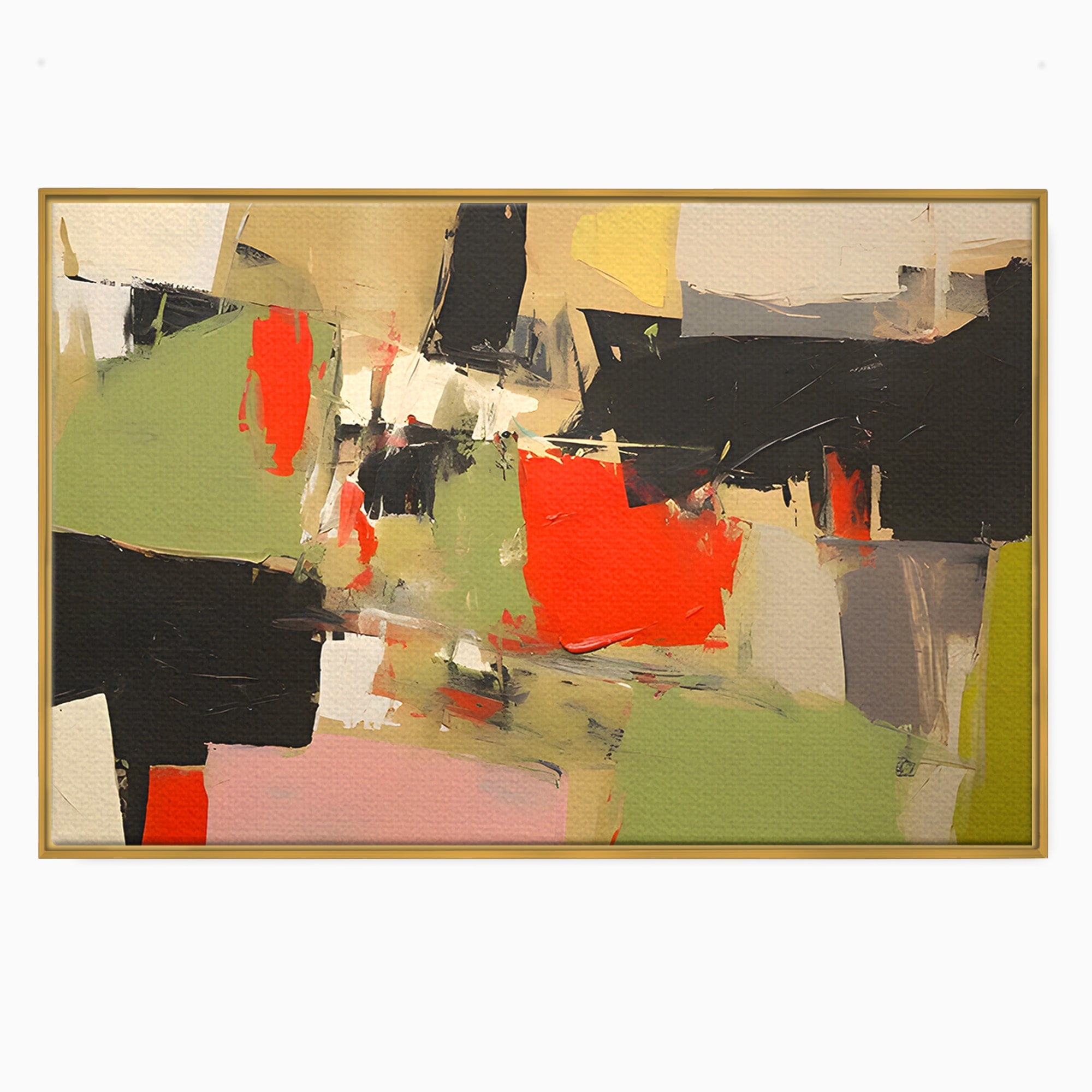 Tablou Canvas Premium LuxCanva® C1188, Abstract Contemporan, Abstract, Modern, Arta, Living, Birou, Culori Vibrante