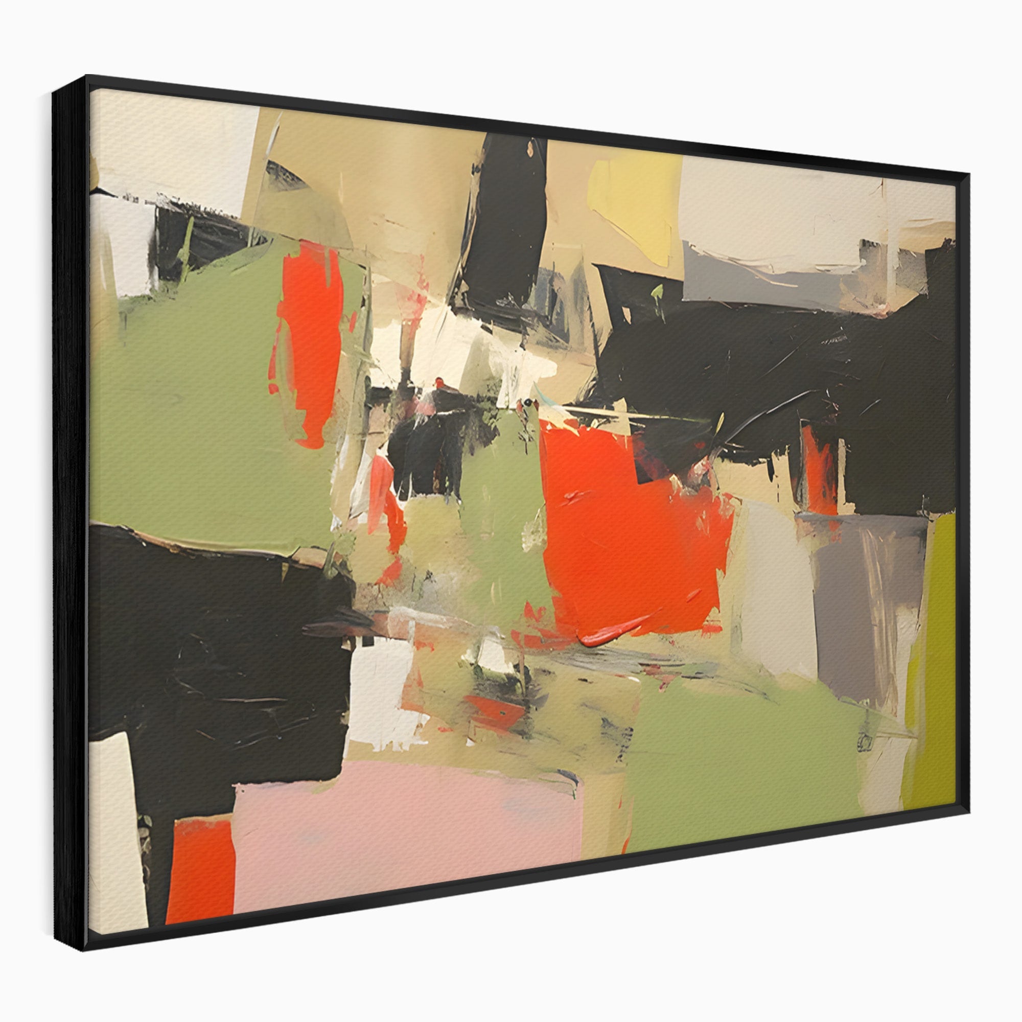 Tablou Canvas Premium LuxCanva® C1188, Abstract Contemporan, Abstract, Modern, Arta, Living, Birou, Culori Vibrante