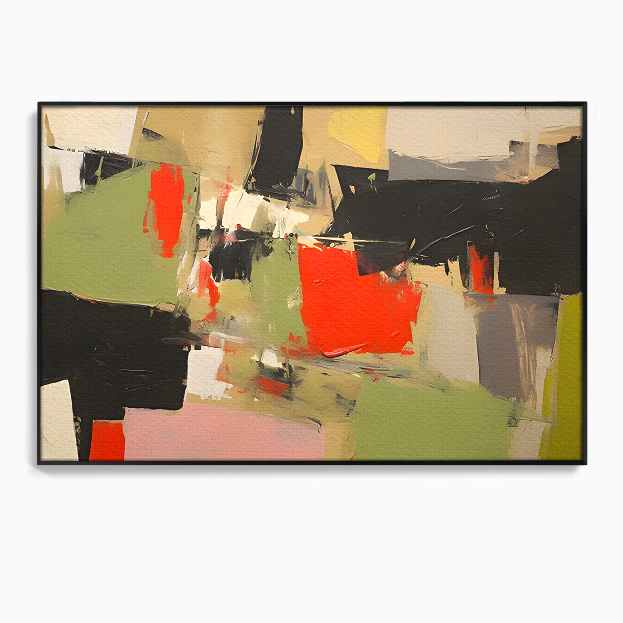 Tablou Canvas Premium LuxCanva® C1188, Abstract Contemporan, Abstract, Modern, Arta, Living, Birou, Culori Vibrante