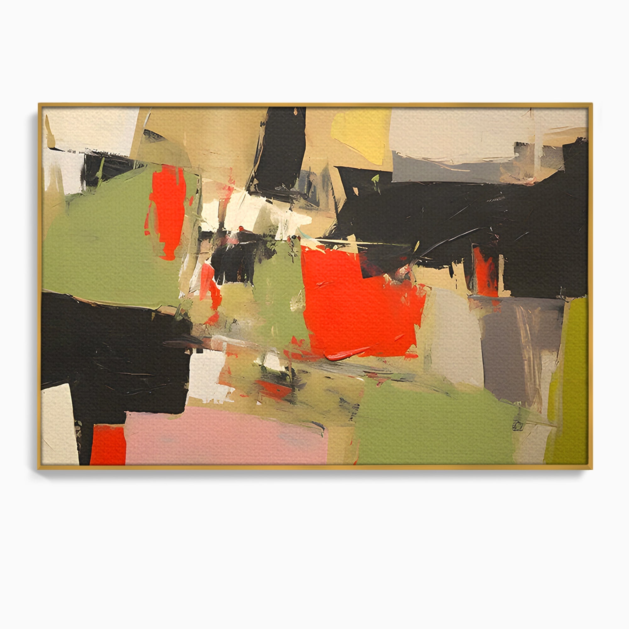 Tablou Canvas Premium LuxCanva® C1188, Abstract Contemporan, Abstract, Modern, Arta, Living, Birou, Culori Vibrante