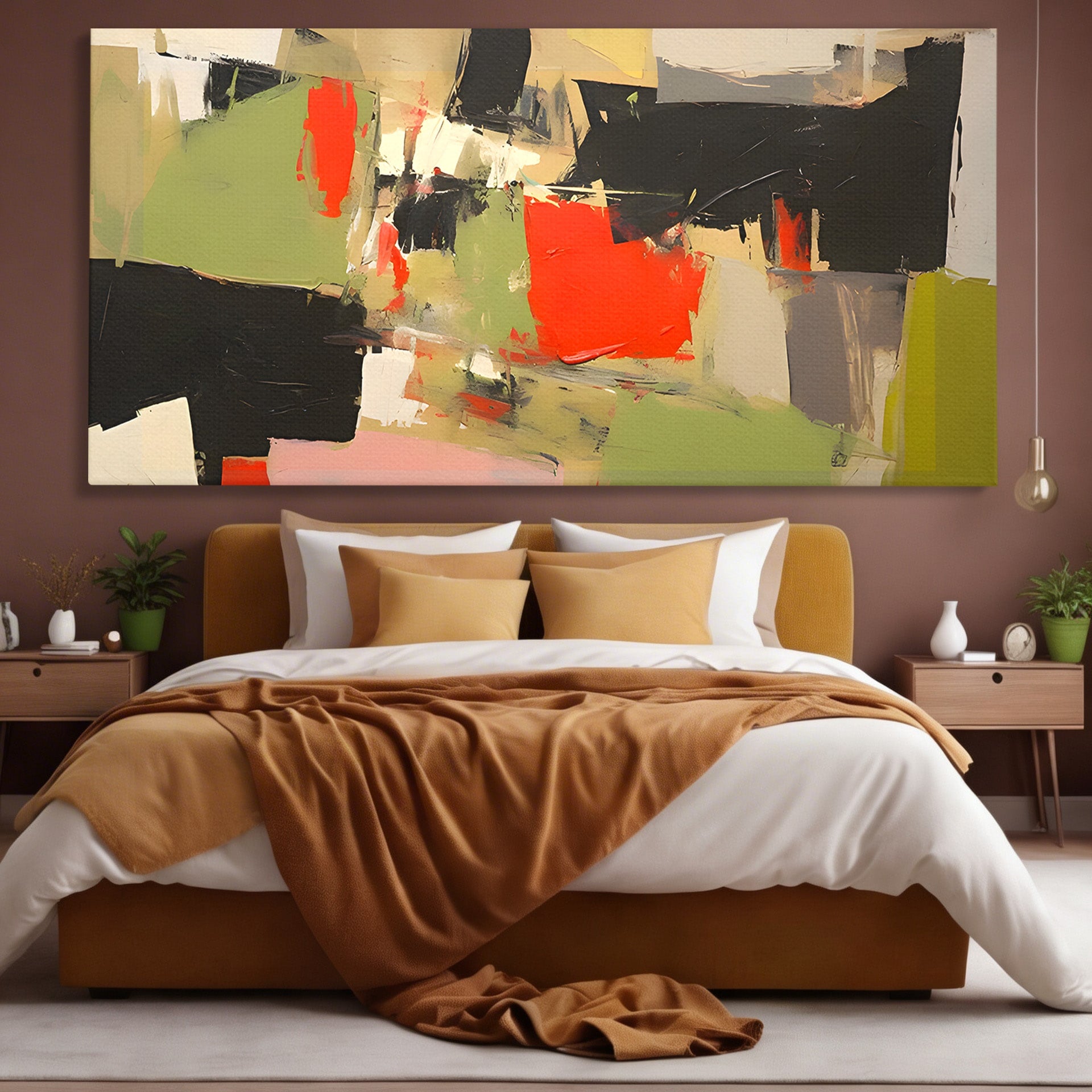Tablou Canvas Premium LuxCanva® C1188, Abstract Contemporan, Abstract, Modern, Arta, Living, Birou, Culori Vibrante