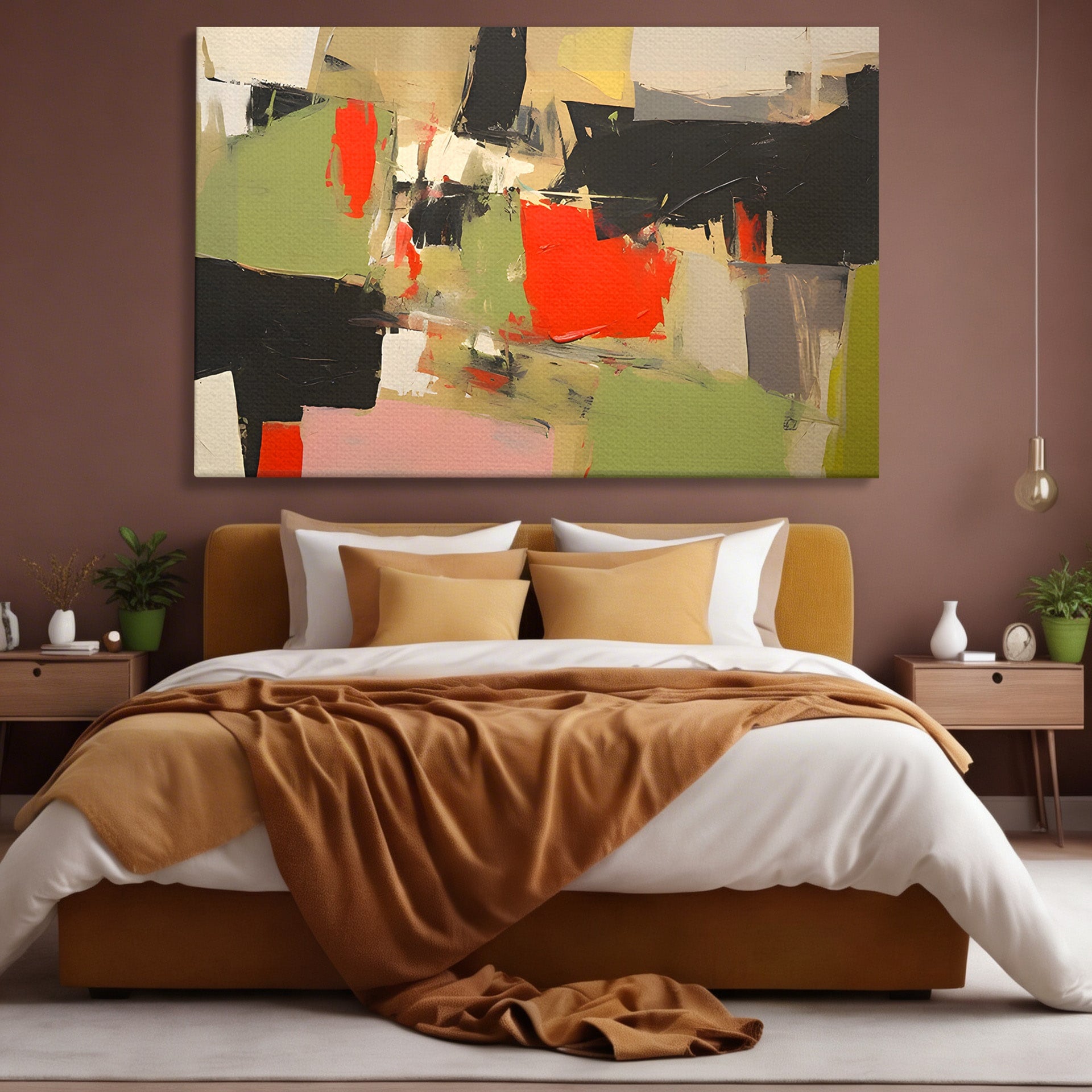 Tablou Canvas Premium LuxCanva® C1188, Abstract Contemporan, Abstract, Modern, Arta, Living, Birou, Culori Vibrante