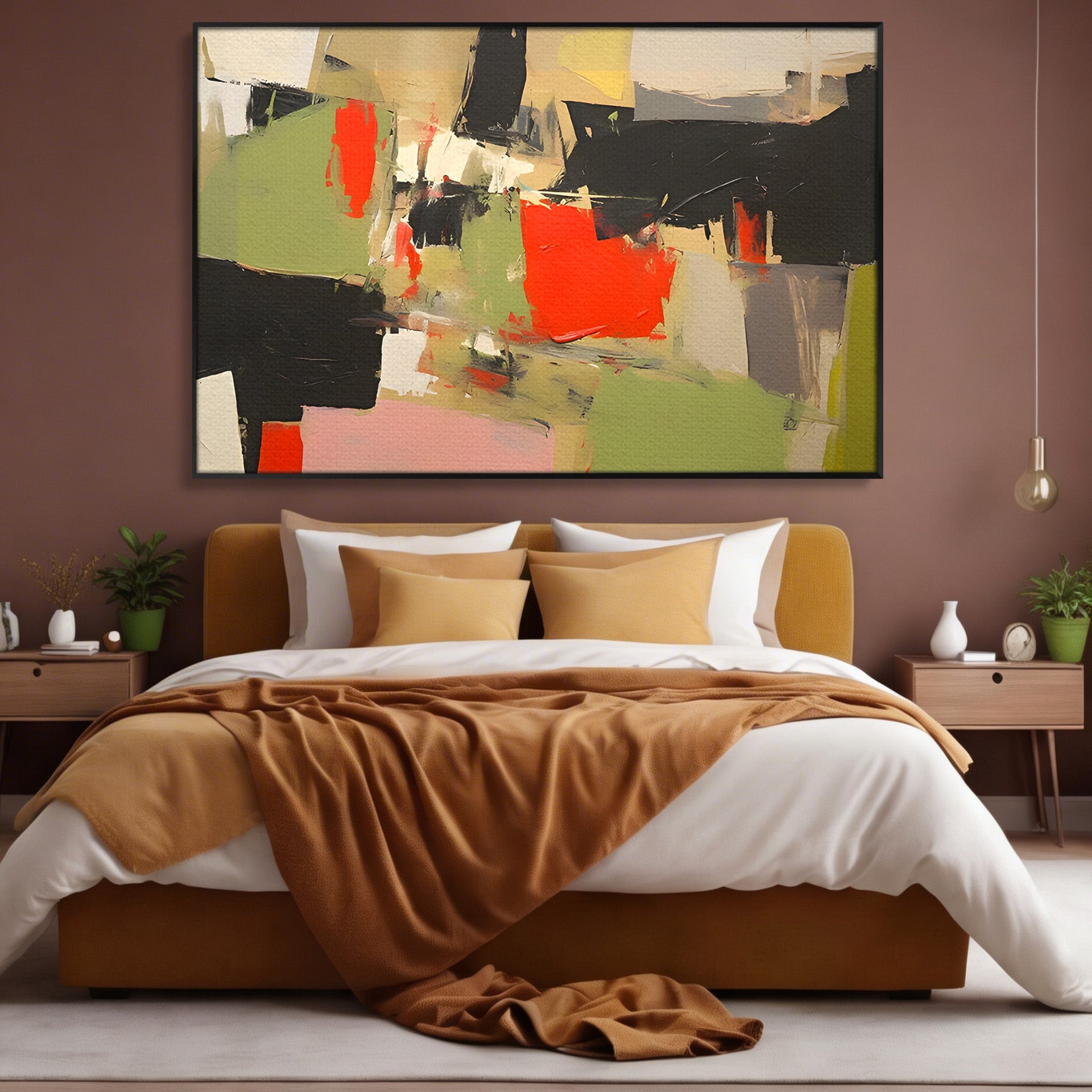 Tablou Canvas Premium LuxCanva® C1188, Abstract Contemporan, Abstract, Modern, Arta, Living, Birou, Culori Vibrante