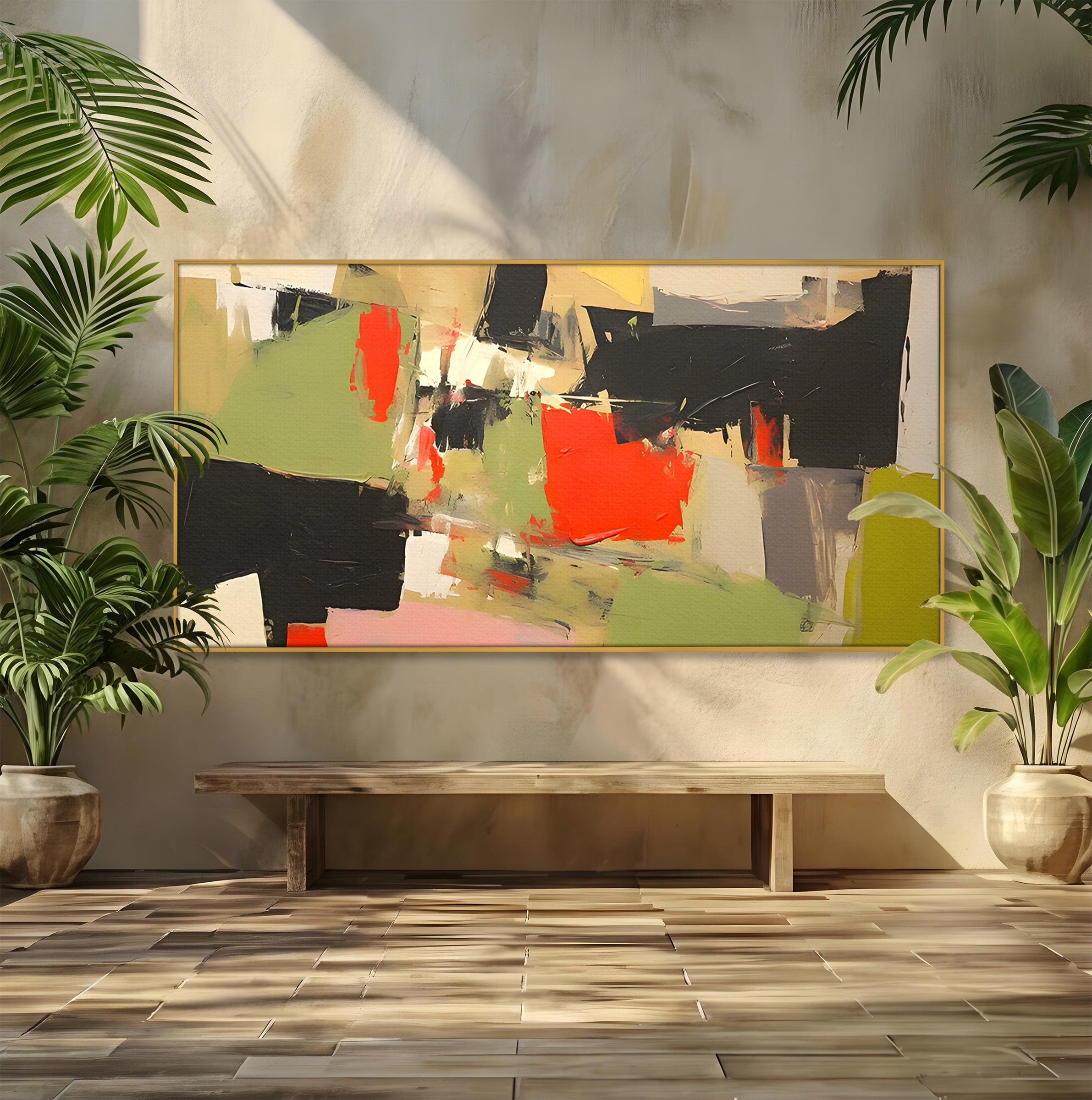 Tablou Canvas Premium LuxCanva® C1188, Abstract Contemporan, Abstract, Modern, Arta, Living, Birou, Culori Vibrante