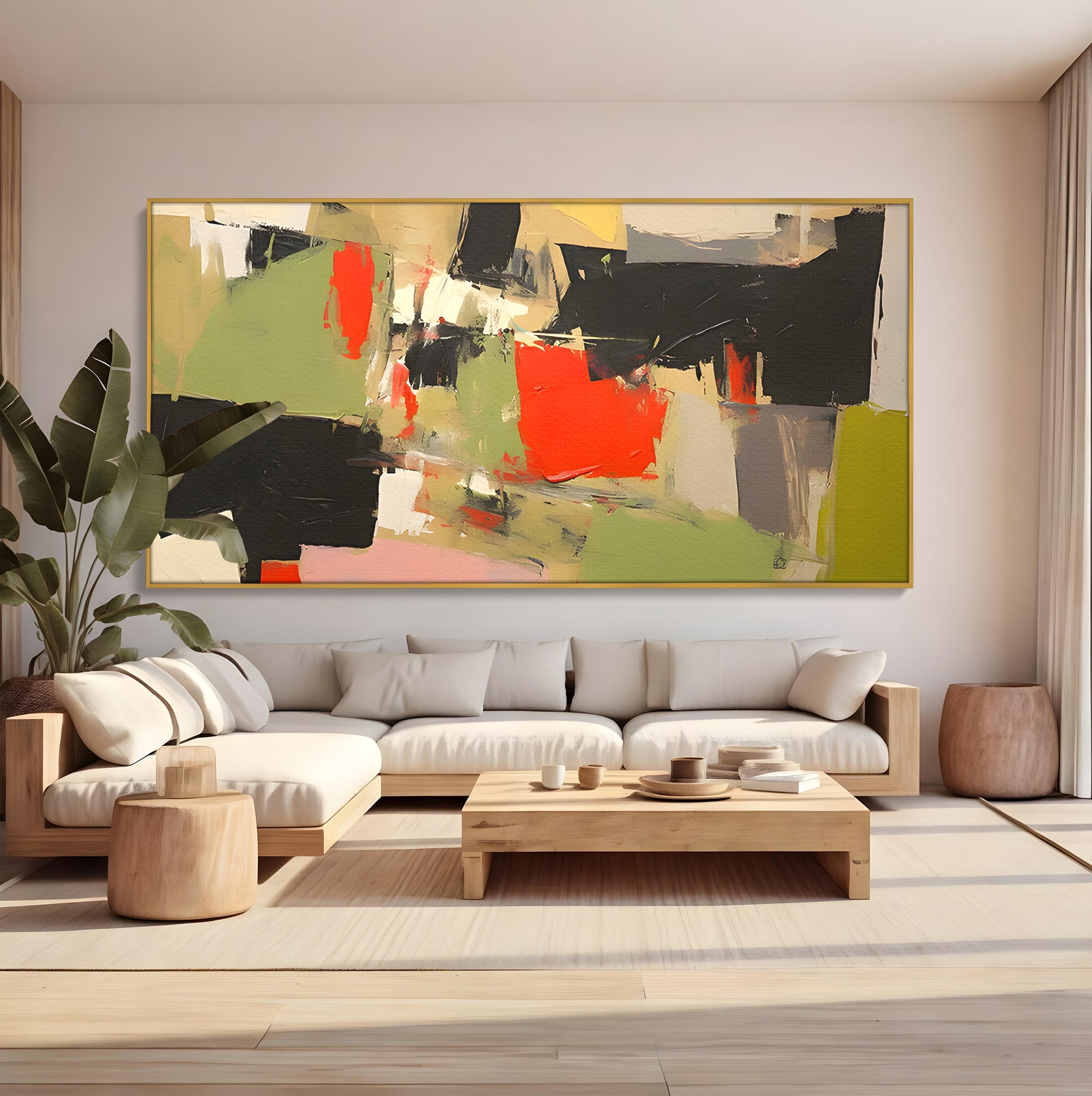Tablou Canvas Premium LuxCanva® C1188, Abstract Contemporan, Abstract, Modern, Arta, Living, Birou, Culori Vibrante
