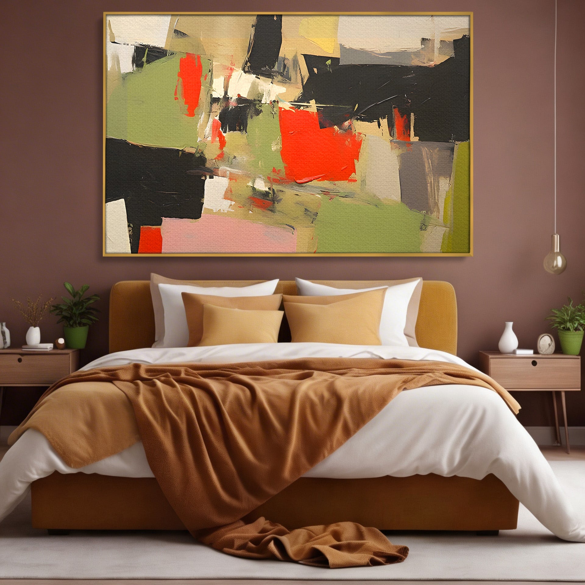 Tablou Canvas Premium LuxCanva® C1188, Abstract Contemporan, Abstract, Modern, Arta, Living, Birou, Culori Vibrante