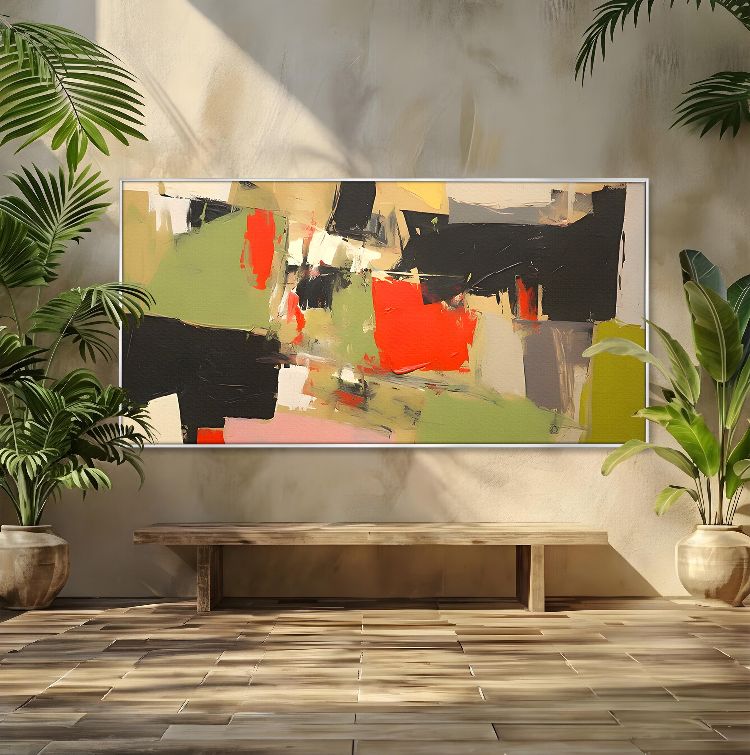 Tablou Canvas Premium LuxCanva® C1188, Abstract Contemporan, Abstract, Modern, Arta, Living, Birou, Culori Vibrante