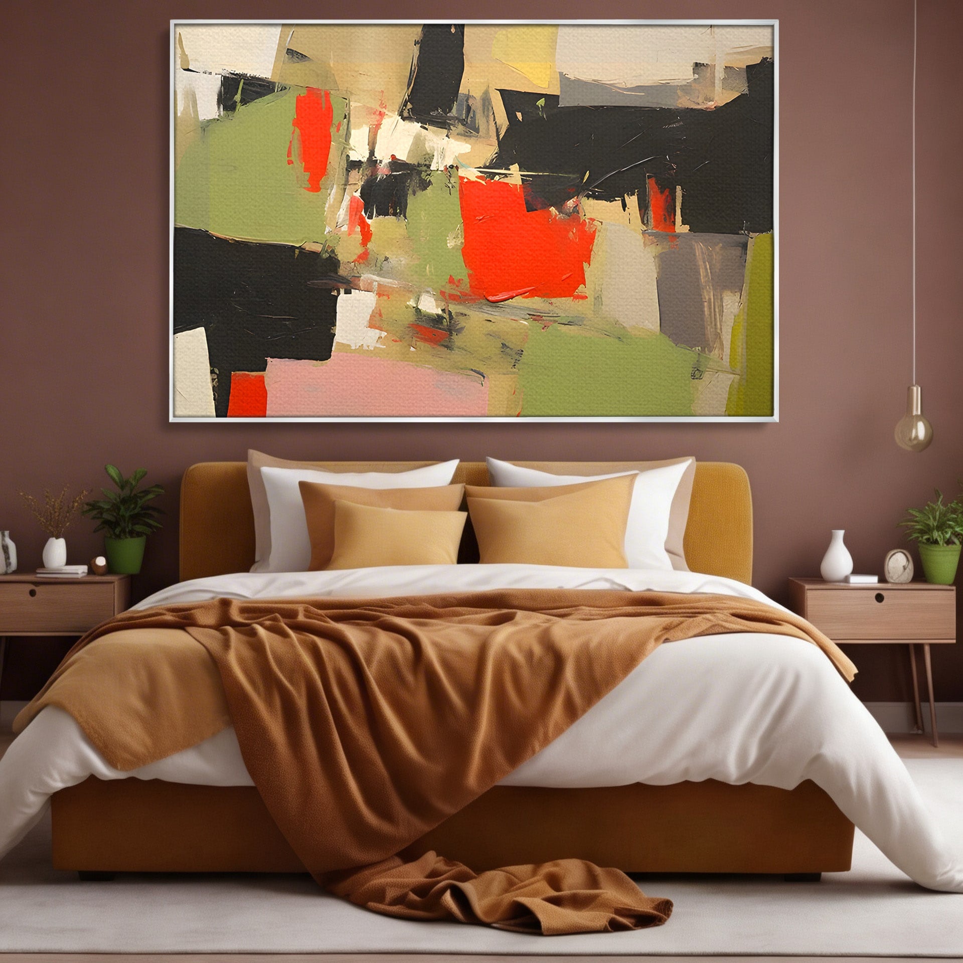Tablou Canvas Premium LuxCanva® C1188, Abstract Contemporan, Abstract, Modern, Arta, Living, Birou, Culori Vibrante
