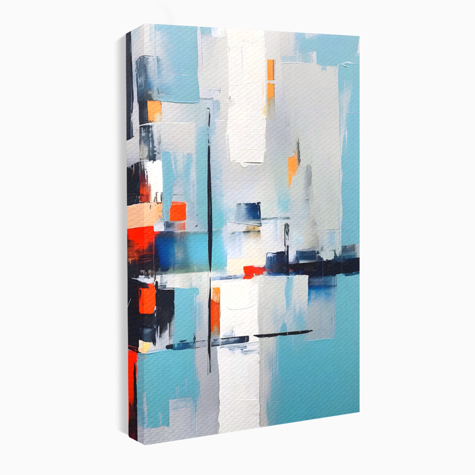 Tablou Canvas Premium LuxCanva® C1189, Abstract Geometric, Abstract, Geometric, Modern, Living, Birou, Culori Vibrante