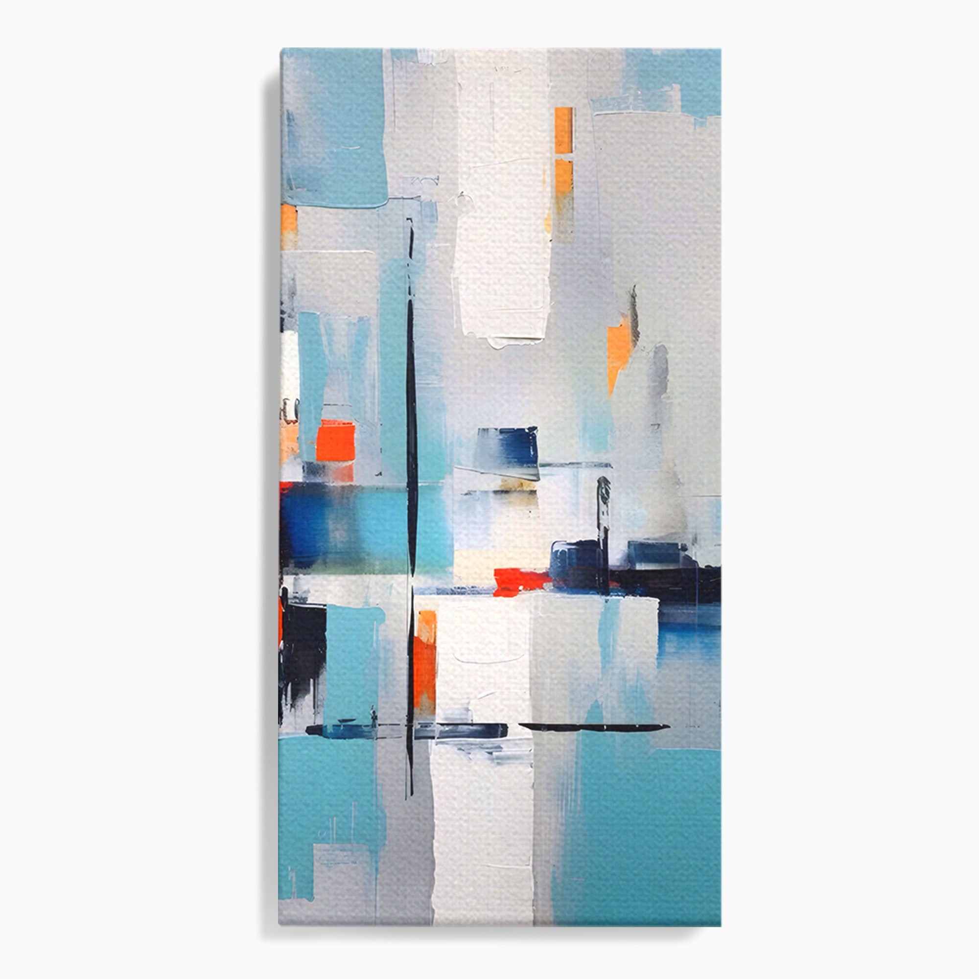 Tablou Canvas Premium LuxCanva® C1189, Abstract Geometric, Abstract, Geometric, Modern, Living, Birou, Culori Vibrante