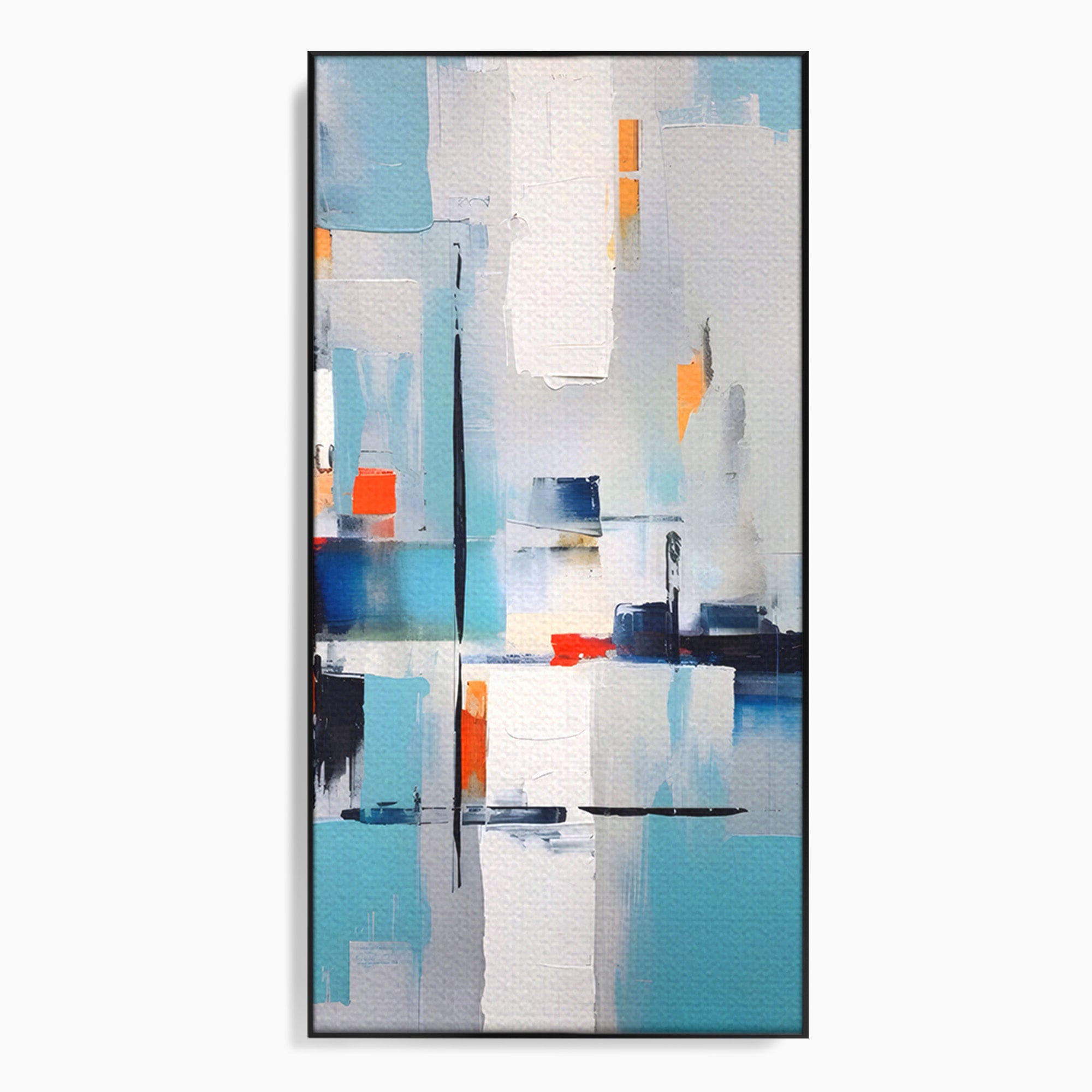 Tablou Canvas Premium LuxCanva® C1189, Abstract Geometric, Abstract, Geometric, Modern, Living, Birou, Culori Vibrante