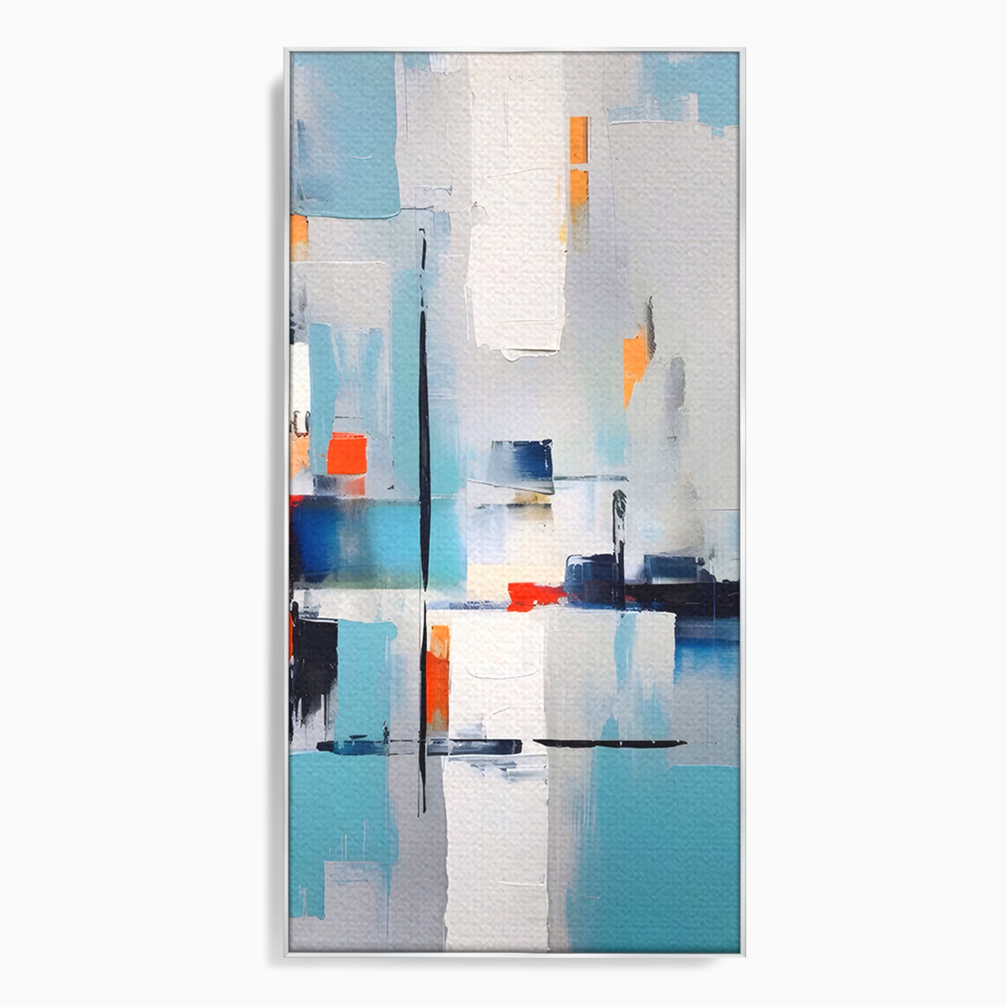 Tablou Canvas Premium LuxCanva® C1189, Abstract Geometric, Abstract, Geometric, Modern, Living, Birou, Culori Vibrante