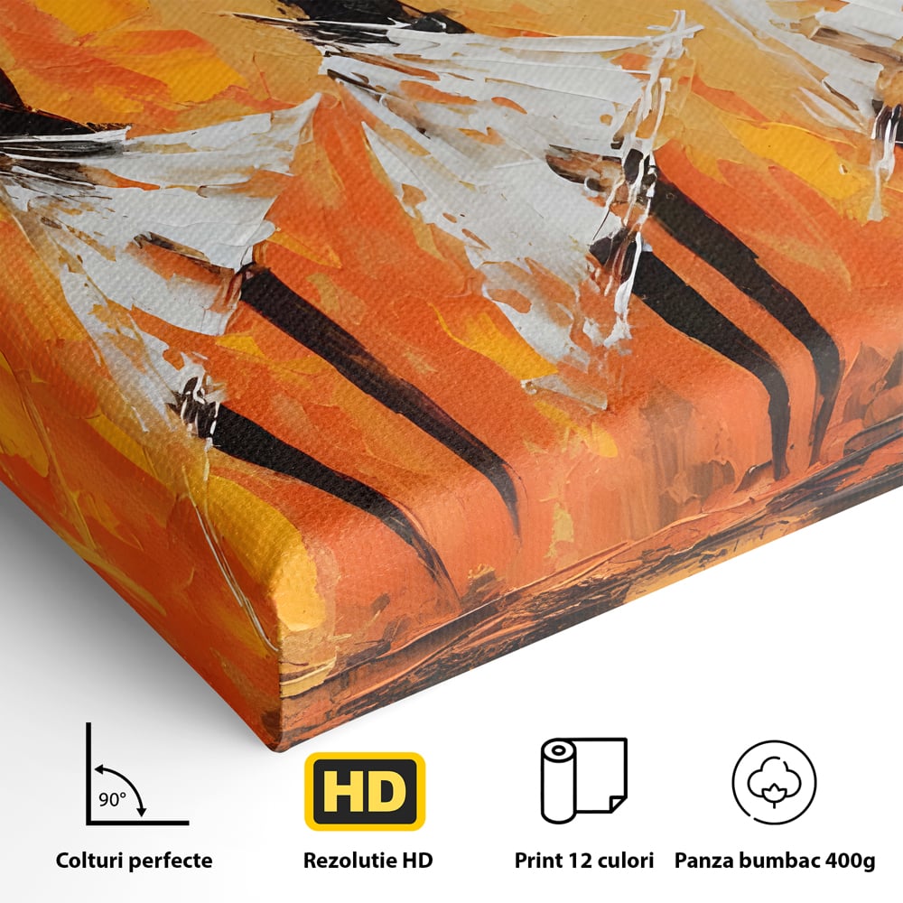 Tablou Canvas Premium LuxCanva® C1190, African Dancers , Culori, Traditie, Decorativ, Living Room, Culori Vibrante