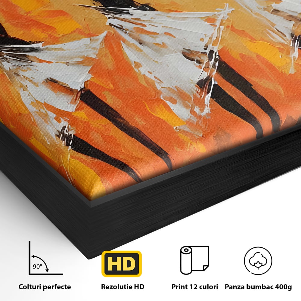 Tablou Canvas Premium LuxCanva® C1190, African Dancers , Culori, Traditie, Decorativ, Living Room, Culori Vibrante